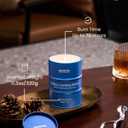 M&SENSE Vanilla Sandalwood Scented Candles Natural Non Toxic, Aromatherapy Candle for Stress Relief Meditation Relaxing, Housewarming Gifts for Women Men, 11.3oz 70 Hour Long Burning