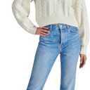 Steve Madden Womens Apparel Marcie Sweater (X-Small, Whisper White)