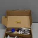 Bathroom Sink Drain,2 Pack Drain Stopper Bathroom Sink with Overflow,Pop Up Drain Assembly with Detachable Strainer Basket,Built-in Anti-Clogging Strainer,Stainless Steel Brushed Nickel