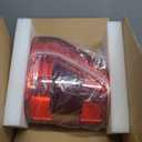 Nakuuly Tail Light with Blind Spot Compatible With 2021 2022 2023 Ford F150 XLT Right Passenger Side Taillight Rear Brake Lamp Halogen Type Without Bulb # ‎ML3Z13404C (Module NOT Included)
