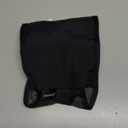 Outdoor Camping Chair Anti-Sink Mat Portable Ground Protection Pad Black Oxford Cloth Platform for Beach Park Garden