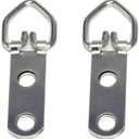 2 Hole Heavy Duty D Ring Picture Hanger with Screws - Pro Quality (20)