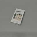 2 x Green Christmas Press on Nails Short Almond Fake Nails Glitter Green Nails Press ons with Xmas Tree Design,Reusable Artificial Nail Full Cover Glue on Nail Stick on Nails for Women Manicure 24Pcs