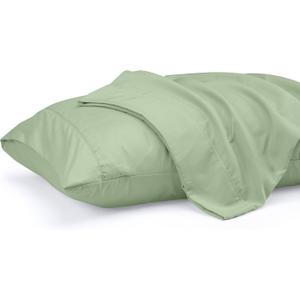 Utopia Bedding Pillow Cases Queen Size 2-Pack  Soft Brushed Microfiber  Envelope Closure  Perfect for Hospitals, Hotels, Guest Rooms  Oeko-TEX Certified, 20x30 Inches (Sage)