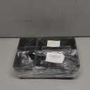 SpaceHacks 15 PCS Plastic Drawer Organizer Set, 4-Size Versatile Organizer Trays & storage Bins for Makeup, Jewelry, and Gadgets in Bathroom, Bedroom and Office,Clear Black