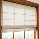 Comodex Cordless Light Filtering Roman Shades, Fabric Shades for Windows, Washable Roman Blinds for Indoor Windows, French Doors, Bedroom, 32W x 64H Inches