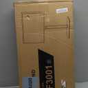 YOMT Universal TV Floor Stand with Mount for 27-70 Inch LCD LED OLED TVs, Swivel Height Adjustable Tall TV Stand, Space Saving Design for Corner Bedroom Living Room, Black