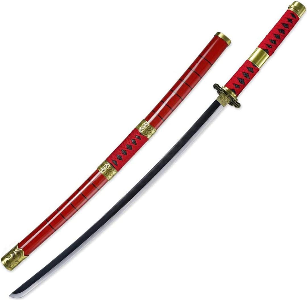 Armory Replicas Handmade Carbon Steel Katana Sword Collection  Afro Samurai Replica & Traditional Shirasaya Full Tang Blades