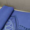Gaiam Yoga Mat - Premium 5mm Print Thick Non Slip Exercise & Fitness Mat for All Types of Yoga, Pilates & Floor Workouts (68" x 24" x 5mm) (High Tide Point)