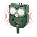 Solar Animal Repellent Outdoor, Ultrasonic Deer Repeller, Raccoon, Squirrel Deterrent Device, Waterproof Motion Detection, Rodent Against Cat, Dog, Rabbit, Skunk for Garden, Lawn, Farm Use