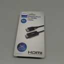 Philips DisplayPort to HDMI Adapter, Unidirectional, Works with Laptops, Tablets, Full HD 1080p, 4K Ultra HD, Mac and PC Compatible, Compact Design, Portable, Black, SWV9200G/27