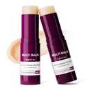 Calcium Multi Balm Stick, Calcium Balm Stick, Calcium Volume Multi Balm, 2pc Collagen All-in-One Moisturing Multi Stick for Face Eye Neck Hydrating Make Up Base Mist Moisture (0.3 Ounce (Pack of 2))