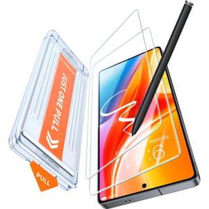 TORRAS for Samsung Galaxy S25 Ultra Screen Protector 9H+ Military-Grade Shatterproof Tempered Glass 2 Pack - Anti-Scratch, Bubble-Free Full Coverage, Easy One-Pull Installation with Alignment Kit