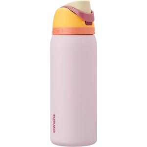Owala FreeSip Insulated Stainless Steel Water Bottle with Straw for Sports and Travel, BPA Free, 32 Ounce, Candy Store