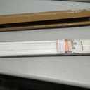 BLINDLY Home Cordless Light Filtering 1" Vinyl Mini Blinds for Windows,Horizontal Window Blinds for Home,Cordless Shades for Indoor&Outdoor Windows,24" W x 72" L,White