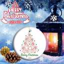 Chicken Ceramic Ornament  Funny Hens & Roosters Farmhouse Christmas Decoration, Unique for Chicken Lovers (C15)