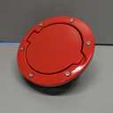 JeCar JK Fuel Filler Cover Gas Cap Aluminum Alloy Gas Tank Door Exterior Accessories for Jeep Wrangler 2007-2018 JK JKU, Ref