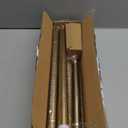 YNL Shower Curtain Rod 34-82 Inches (2.8-6.8ft) Adjustable Spring Shower Rod No Drilling, Non-Slip, Never Rust, Stainless Steel, Suitable for Bathroom Window Living room, Gold