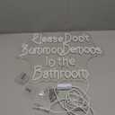 Whfobfe Neon Sign Led Neon Lights Signs for Wall Decor USB Powered Led for Room Decoration (Devil In Bathroom)