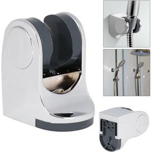 Shower Head Holder Suction Vacuum Suction Cup Shower Head Holder Height Adjustable Shower Wand Holder Plastic Suction Holder for Handheld Shower