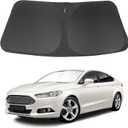 Windshield Sun Shade Window Sun Visor Protector Custom Fit 2013-2021 Ford Fusion Accessories Foldable Sunshade Sun Blocker Keeps Car Cool