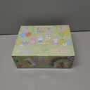 24 Pcs Easter Eggs Filled with Bunny Figurines SetPrefilled Easter Egg Party FavorsEaster Bunny Figurines Basket Stuffers Fillers, Party Favors and Classroom Prize Supplies