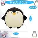 Cute Penguin Balloon 21" Pack of 4 Cartoon Penguin Birthday Party Decorations Arctic Polar Animal Winter Animals for Boys and Girls Party Decorations Baby Shower
