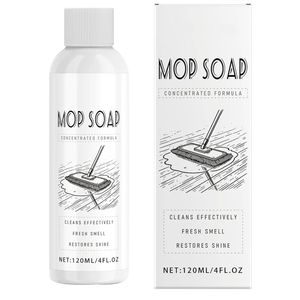 Mteawl Mop Soap for Floor Cleaning, 120ml Scented Mop Cleaner Soap, Scented Mop Soap Household Supplies Cleaner for Home, Kitchen, Floor 2 Pack