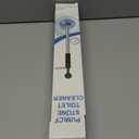 Pumice Stone Toilet Bowl Cleaner Toilet Deep Cleaning,Bathroom Cleaner Brush with Long Handle for Remove Hard Water Stains with Toilet Handle+ Pumice Stones