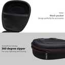 Headset Headphone Case Compatible with Logitech H390, H430, H570e, Zone 300, Zone 301 or JLab Go Work, JIAMQISHI, EAGLEND Headset, Black(Case Only)