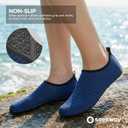 SEEKWAY Water Shoes Women Men Adult Quick-Dry Aqua Socks Barefoot Non Slip for Beach Swim River Pool Lake surf Black SK002(U)