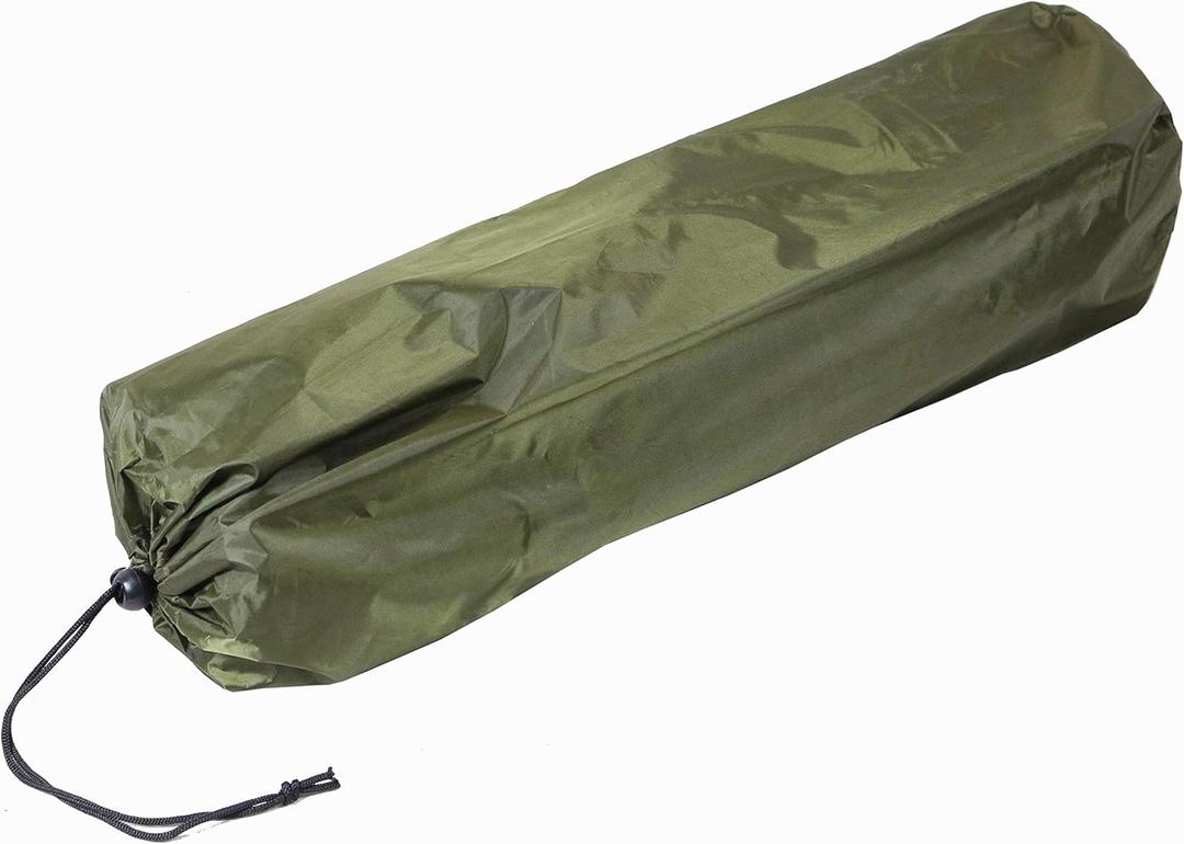 Inflatable Camping Roll Mat Olive Green