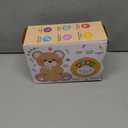 V-Opitos Stuffed Bear Musical Toys for Baby 6-12 Months+, Early Learning Light up Music Drum, Perfect Christmas Birthday Gifts for Boy & Girl Age 1, 2 Years Old