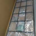 Pack 2 Heavy Metal Garden Trellis for Climbing Plants with Trellis Netting & Garden Clips, A-Frame Cucumber Trellis for Raised Bed