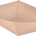 Southern Champion 0525 Food Trays, Paperboard, Brown Kraft, 3-Lb Capacity, 500/Carton