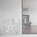 Genesis 20" Box Fan, 3 Settings, Max Cooling Technology, Carry Handle, White (G20BOX-WHT)