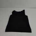 Saloogoe Womens Tank Tops Summer Loose Sleeveless Tops Ribbed Trim Scoop Neck Curved Hem 2024 XL Black