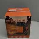 Outdoor Patio Heaters - 1500W Portable Electric Garage Heater with 2S Fast Heating, Overheat Protection, Heaters Heat Up in 3 Modes, Patio Heaters for Outdoors, Tents and Indoors, Yellow