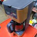 West Bend Timeless 12-Cup Programmable Coffee Maker with Brew Strength Selector for Hot and Iced Coffee, Includes 1-4 Cup Brew Option and Permanent Filter (Blue/Gold)