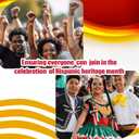 Leitee 100 Pieces Hispanic Heritage Month Slap Bracelets Bulk Latin American Spanish Slap Bracelets Classroom Decorations for Christian Bag Stuffers Gifts Sunday School Supplies