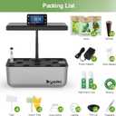 Hydroponics Growing System with Seeds, 12-Pod Indoor Herb Garden