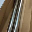 Ivilon Drapery Window Curtain Rod - Knob Design, 1 Inch Rod, 48 to 86 Inch. Satin Nickel