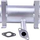 Exhaust Muffler AM122848 AM131220 Compatible with John Deere Lawn Tractor LTR166 LT155 LTR155 LT150 LT133 Kohler 15HP Engine