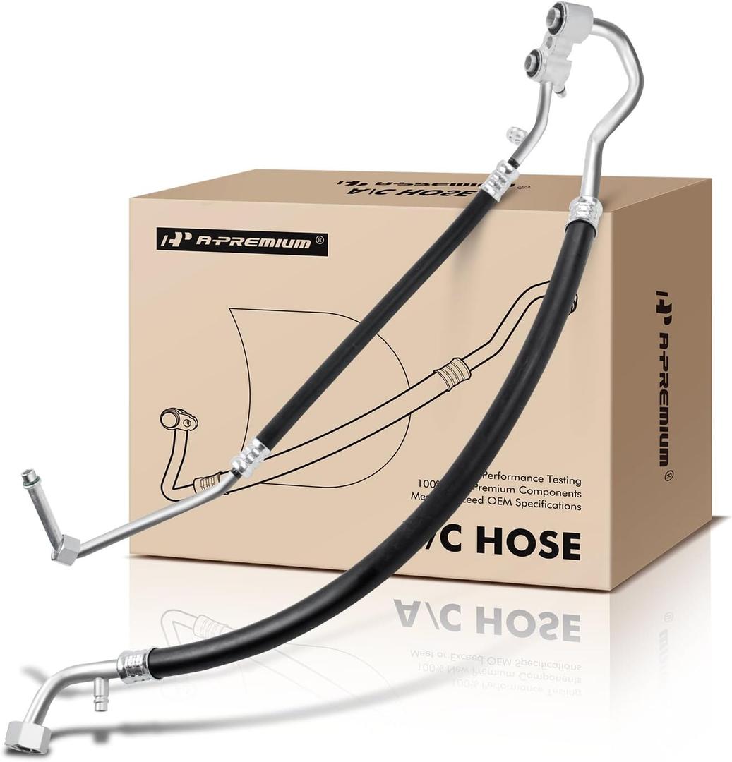 A-Premium A/C Suction Hose & Discharge Line Hose Assembly Compatible with Chevrolet & GMC Models - C1500, C2500, C3500, K1500, K2500, K3500, 1994, 5.0L 5.7L