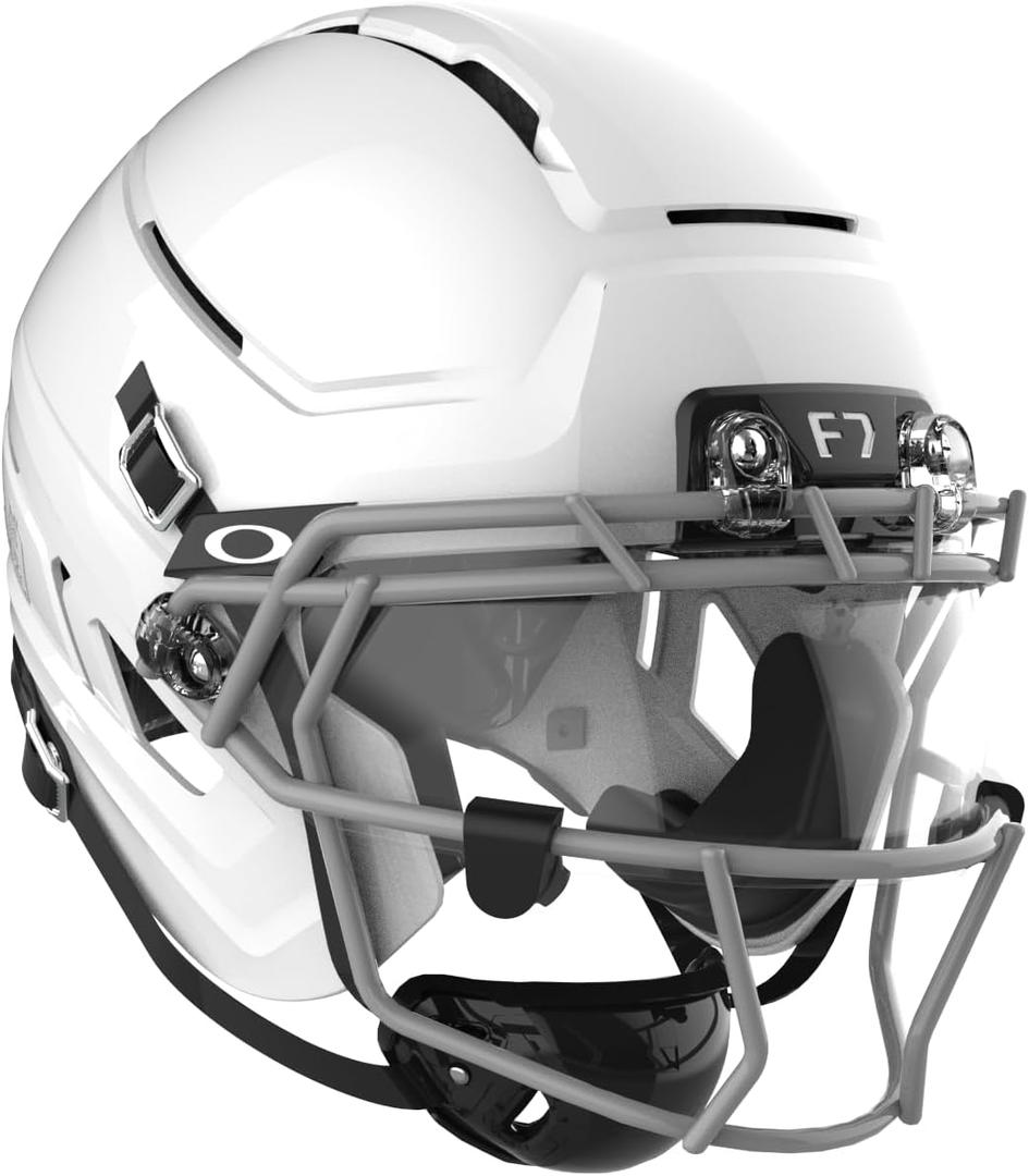 Schutt F7 AiR Youth Elite Football Helmet, Virginia Tech 5-Star Helmet, Lightweight Football Helmet for Youth Football and Middle School (2X-Small, Molded Gloss White)