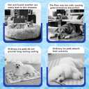 Pet Cooling Gel Pad with Patent Technology, 44in Dog Cooling Mat for Summer, Self Cooling Mat for Large/Medium/Small Dogs, Non-Slip Waterproof Durable Mat for Dog Beds, Car, Indoor & Outdoor Use