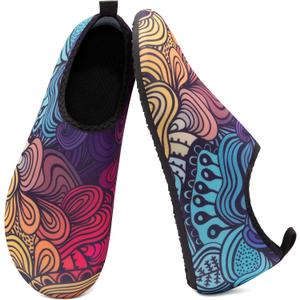 Metog Men Women Water Shoes Quick-Dry Aqua Socks Barefoot Slip-on for Beach Swim Sport Surf Yoga Exercise