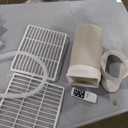 SereneLife Portable Conditioner, 8000 BTU 3-in-1 Compact Standing Air Conditioner for Rooms Up to 300 Sq. Ft., Energy Efficient Floor AC Unit with Remote Control, Universal Casters, Window Mount Kit (White)