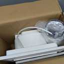 12" Ultra Quiet Bathroom Fan w/LED Light, 1.0 Sone 141CFM 10x10 Mount