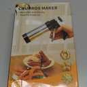 Cookie Press Gun Decorating Kit, 27 Pcs Premium Baking Tool Kit for Cookie Press and Cake Decorating with 16 Cookies Discs 8 Icing Tips and Cleaning Brush, DIY Christmas Cookies Maker Gifts for Wome